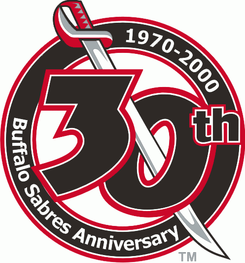Buffalo Sabres 2000 Anniversary Logo iron on heat transfer